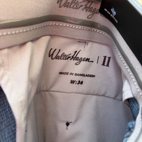 Walter Hagen Blue Heathered Performance Shorts - Picture 5 of 6